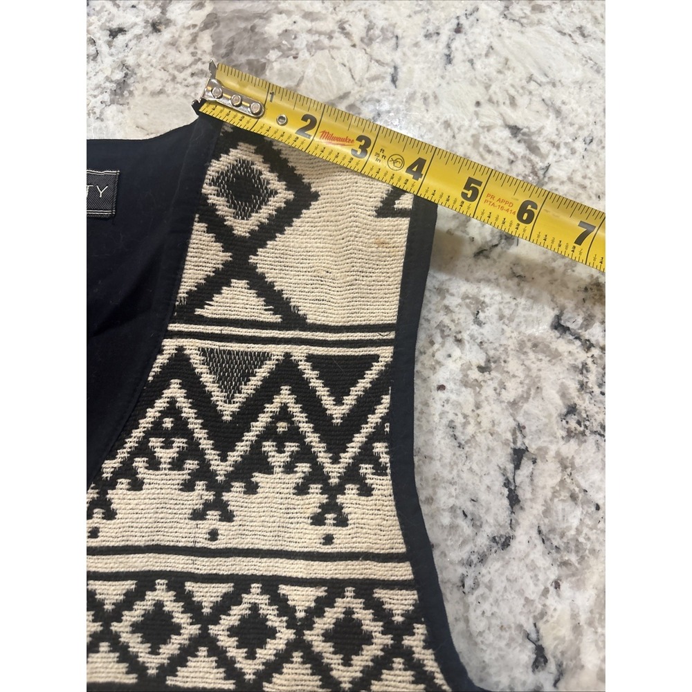 VTG New Identity Southwestern Tapestry Embroidered Vest‎ Sz P/L Gypsy Boho Aztec - Picture 5 of 9
